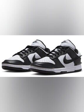 Nike Dunk Low Twist 'Panda' (Wmn's)  Low-Top Sneakers Size 7 Used Exc